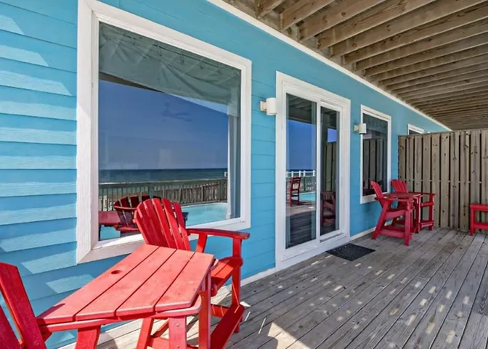 Beachfront 18bed Pool Easybreezy Holiday home *